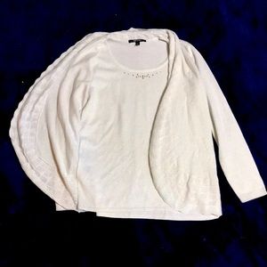 Briggs light weight sweater with sparkle & crystal embellishment